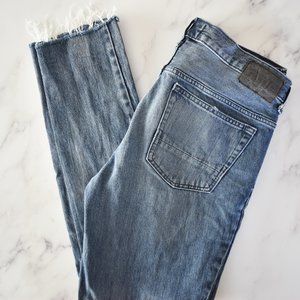 PacSun frayed hem vertical stretch distressed stacked skinny size 31 x 32